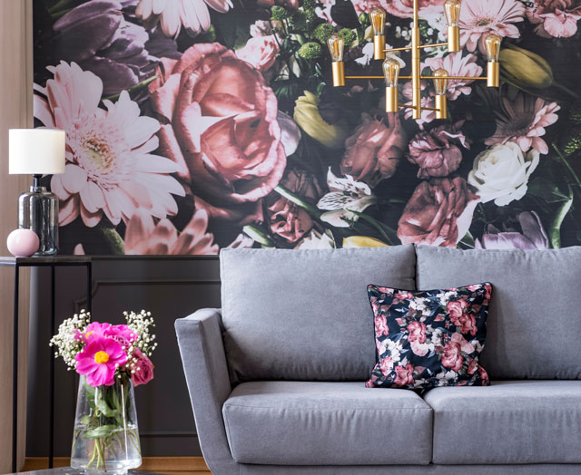 Printing on textiles for interior decor items like curtains, cushions, and upholstery fabrics.